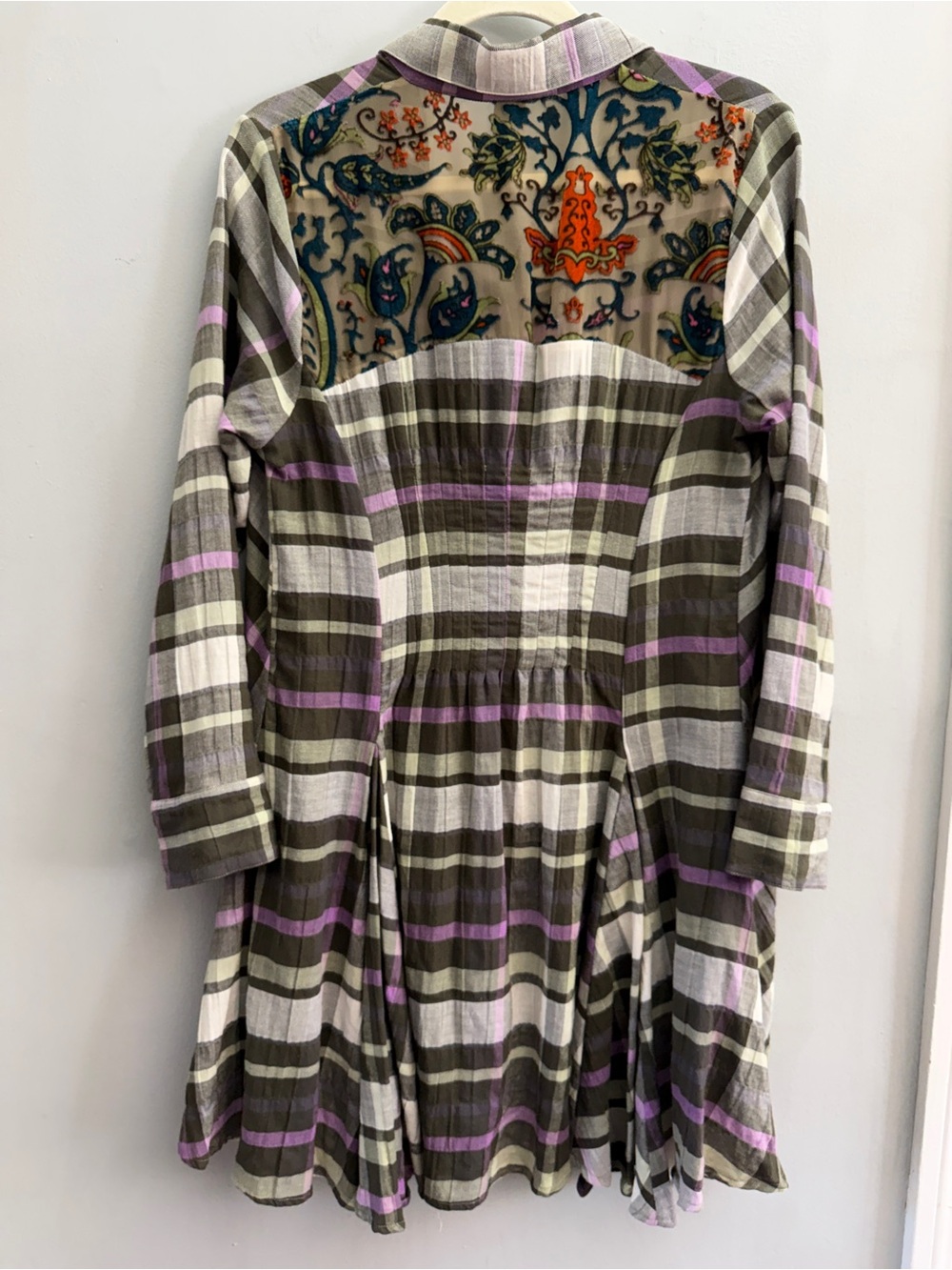 Aratta Madeline Shirt Dress, Size Medium - Picture 7 of 7